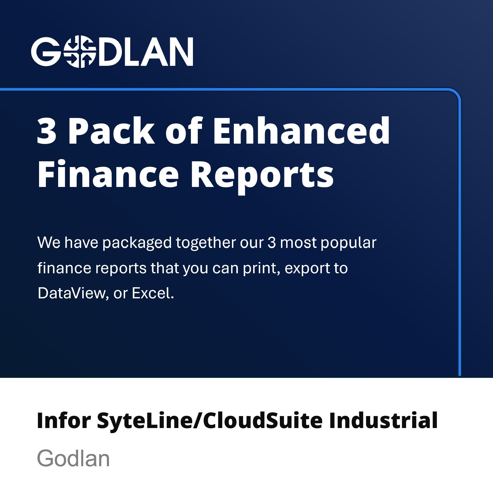 3 pack of Enhanced Finance Reports (AR & AP Aging, Voucher Payable Reports with Dataview and Excel)