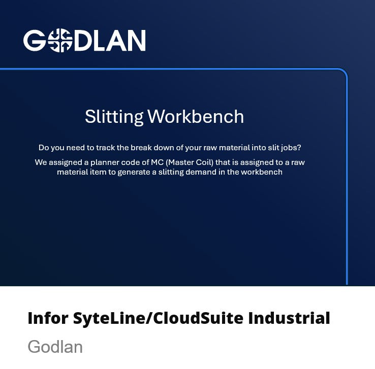 Godlan Slitting Workbench